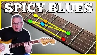 I LOVE This EASY Outside Blues Guitar Pattern