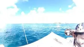 Fishing in south and boating in Deep Sea 360 video