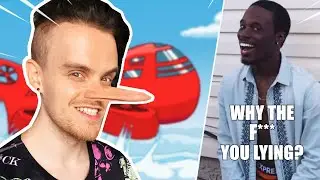 999IQ L&Uuml;GENBARON! | Among Us (AIRSHIP)