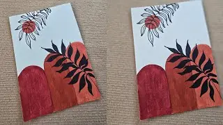 Boho Style Painting// Aesthetic Acrylic Painting / Diy Ideas #handmade #acrylicpainting #aesthetic 