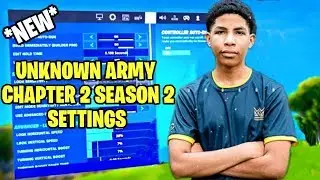 Unknown Army Fortnite Settings & Controller binds