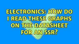 Electronics: How do I read these graphs on the datasheet for an ssr?