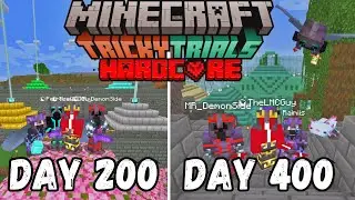 Izdzīvoju 400 Dienas Minecraft HARDCORE [Tricky Trials - 1.21]