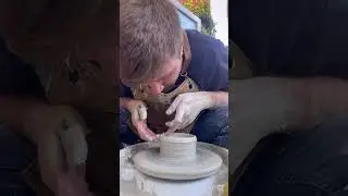 Throwing #3 650g - Day 3 of learning how to #throw #ceramic #bowls. #pottery #throwing