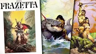 Reseńa estatuas de frank frazetta! Comenzando una nueva coleccion!