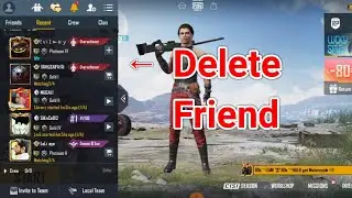 Friend Delete in PUBG &bull; How to Delete Friend in Pubg Mobile