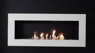 SASA XL Wandkamin Ethanol ohne Schornstein AFIRE Bio Ethanol Kamine Design