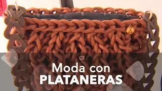 Moda con fibras de hojas de platanera