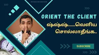 How to Orient the Client ??? / CTP / counseling / online learning / psychology / Tamil / steps To Do