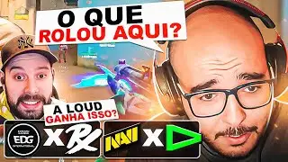 REACT A PRX VS EDG E AO MICHEL REAGINDO A LOUD VS NAVI !!