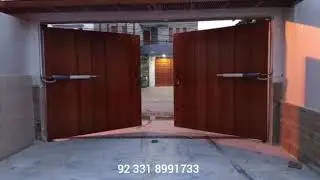 Swing Gates Arm Type Heavy Duty Automation System Installation Pakistan