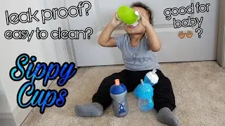 Munchkin and Tommee Tippee Sippy Cup Review and Comparison with Demo 2021 │ Mom Life - CassieTV