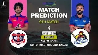 TNPL 2025: IDTT vs SS 9th Match Dream11 Team | IDTT vs SS PREDICTION