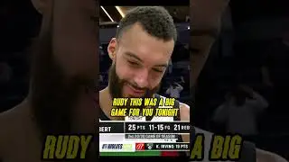 GOBERT MONSTER DOUBLE DOUBLE 25pts 21rebs 👀
