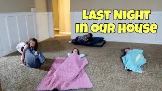 24 Hours in our EMPTY HOUSE | Last Night in our House