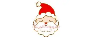 🎅XMas Santa Timelapse Drawing Process #merrychrismas #santadrawing #christmasdraw #timelapsedrawing