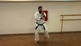 Naihanchi (Naifanchi) kata / old version with open palms