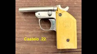 Миниатюрный двуствольный пистолет Castelo SxS калибра .22 Дерринджер