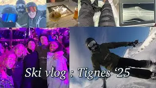 TIGNES '25 SKI VLOG | Skiing, Après Ski, Pedestrian Ski Pass, Ski Accident