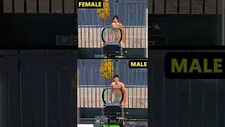 MALE VS FEMALE CHARACTER BGMI | BGMI All New Basic & Advance SETTINGS/CONTROLS | male vs female bgmi