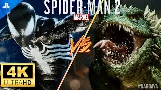 Spider-Man 2 - Intense 4K LIZARD Boss Fight #spiderman2 #bossfight #ps5