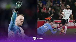 Nottingham Forest 1-1 Liverpool: Matz Sels reacts after goalkeeping heroics at the City Ground 🧤