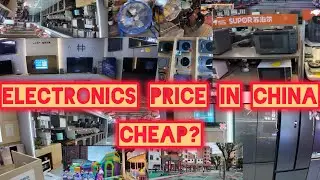Electronics Prices in China l Cheap? l Dongguan Street Tour l Playing Area l LED, Fridge, A/C Prices
