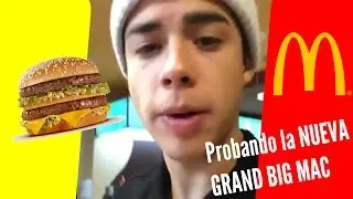 Mario Bautista - Probando la NUEVA GRAND BIG MAC (McDonald's/FACEBOOK LIVESTREAM)