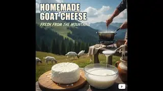 I Made Goat Cheese from Fresh Milk in the Mountains