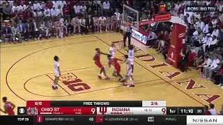 Ques Glover With The Spin Move vs. Indiana | Ohio State Men's Basketball | 03/08/2025
