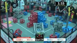 2015 VRC Tech Q178 - 7232B 901T vs 8615 8171 - 60 to 42 - VEX Worlds 2015 - Technology Division