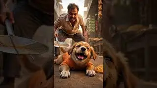 a poor puppy have no cash to buy food 😭 watch till the end #shorts #trending