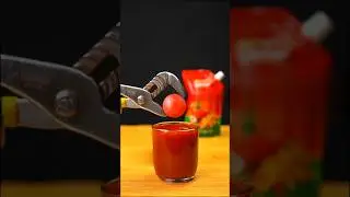 Tomato sauce experiment video🔴#experiment #tamato