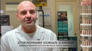 ASL Caserta - Campagna screening Farmacia Bovenzi - Dott.ssa Brunella - 📌 SANTA MARIA CV  (24.11.25)