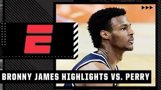Bronny James Highlights from Sierra Canyon&rsquo;s win vs. Perry (AZ)