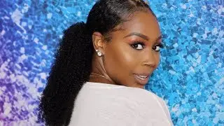 HOW TO STYLE A DRAWSTRING PONYTAIL || 💕KINKISTRY💕 || RhythmNBeauty