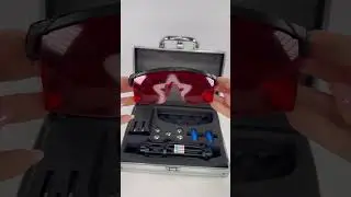 Прожигающая Лазер указка в чемодане