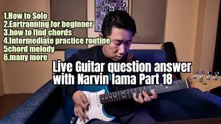 Live Guitar Session with Narvin Lama || Guitar Lesson in Nepali || Part 18