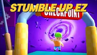 Stumble Up EZ - Challenge in Stumble Guys!!! (Using Mobile Phone)