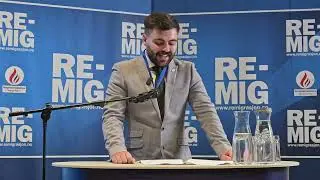 Jordan Crowley Addresses Remigration Conference in Oslo