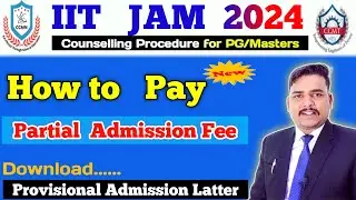 How to Pay Partial Admission Fee | ccmn ccmt counselling 2024 partial admission fee PAF