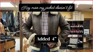 UGG shearling Jacket Added 4&rdquo; to waist  #398