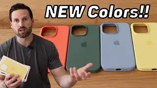 iPhone 13 and iPhone 13 Pro SILICONE Case REVIEW (NEW COLORS!!)