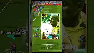 🥶🥶FREE VS P2W EDGE CROSSING CHALLENGE FT ROBERTO CARLOS,BEN WHITE#efootball #shorts #efootball2025