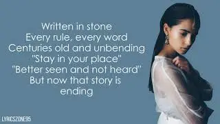 Naomi Scott - Speechless (Lyrics) (From 