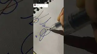 How to make sign letter S? #S signature style#calligraphy #s