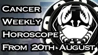 Cancer Horoscope - Cancer Weekly Horoscope From 20th August 2018 In Hindi