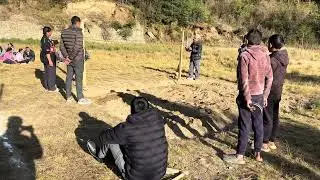 Rastrapati running cup ko lagi practice hudai 😂😂 #dailyvlog #villagelife 