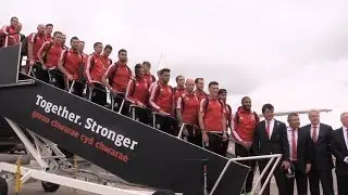 Wales Squad Land In Cardiff After Euro 2016