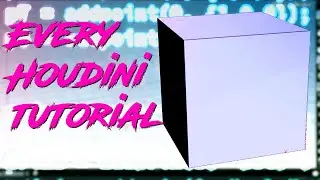 How to make a CUBE in HOUDINI. It's EASY they say...